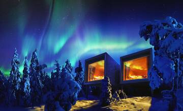 Фотографии Отель Arctic TreeHouse Hotel г. Рованиеми (Финляндия) №1 Фото Отель Arctic TreeHouse Hotel г. Рованиеми 1