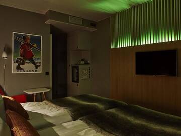 Фото номера Двухместный номер с 2 отдельными кроватями Отель Original Sokos Hotel Vaakuna Rovaniemi г. Рованиеми 11