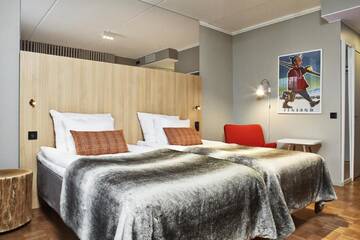 Фото номера Двухместный номер с 2 отдельными кроватями Отель Original Sokos Hotel Vaakuna Rovaniemi г. Рованиеми 5