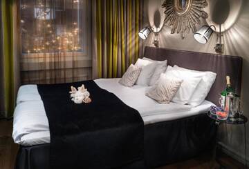 Фото номера Роскошный двухместный номер с 1 кроватью Отель Arctic City Hotel г. Рованиеми 4