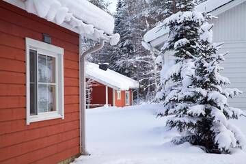 Фото номера Стандартное шале (для 4 человек) с сауной Отель Lapland Hotels Ounasvaara Chalets г. Рованиеми 10